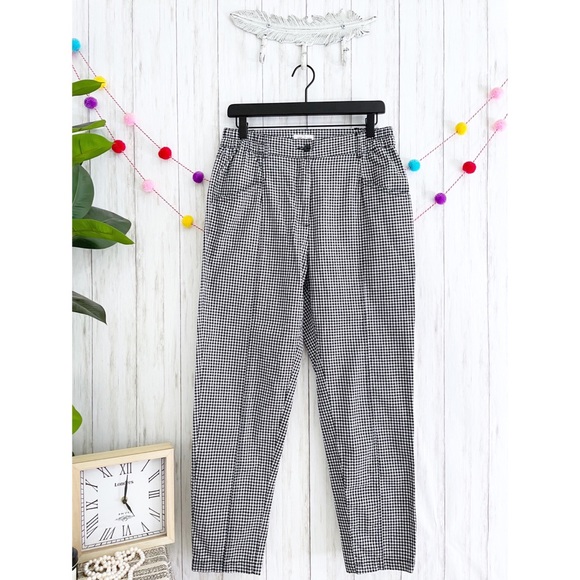 Urban Outfitters Pants - Urban Outfitters Silence + Noise Gingham High Waist Pant 6